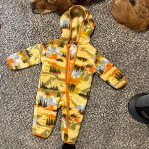 Old Navy Vibrant Yellow and Orange Kids Footie